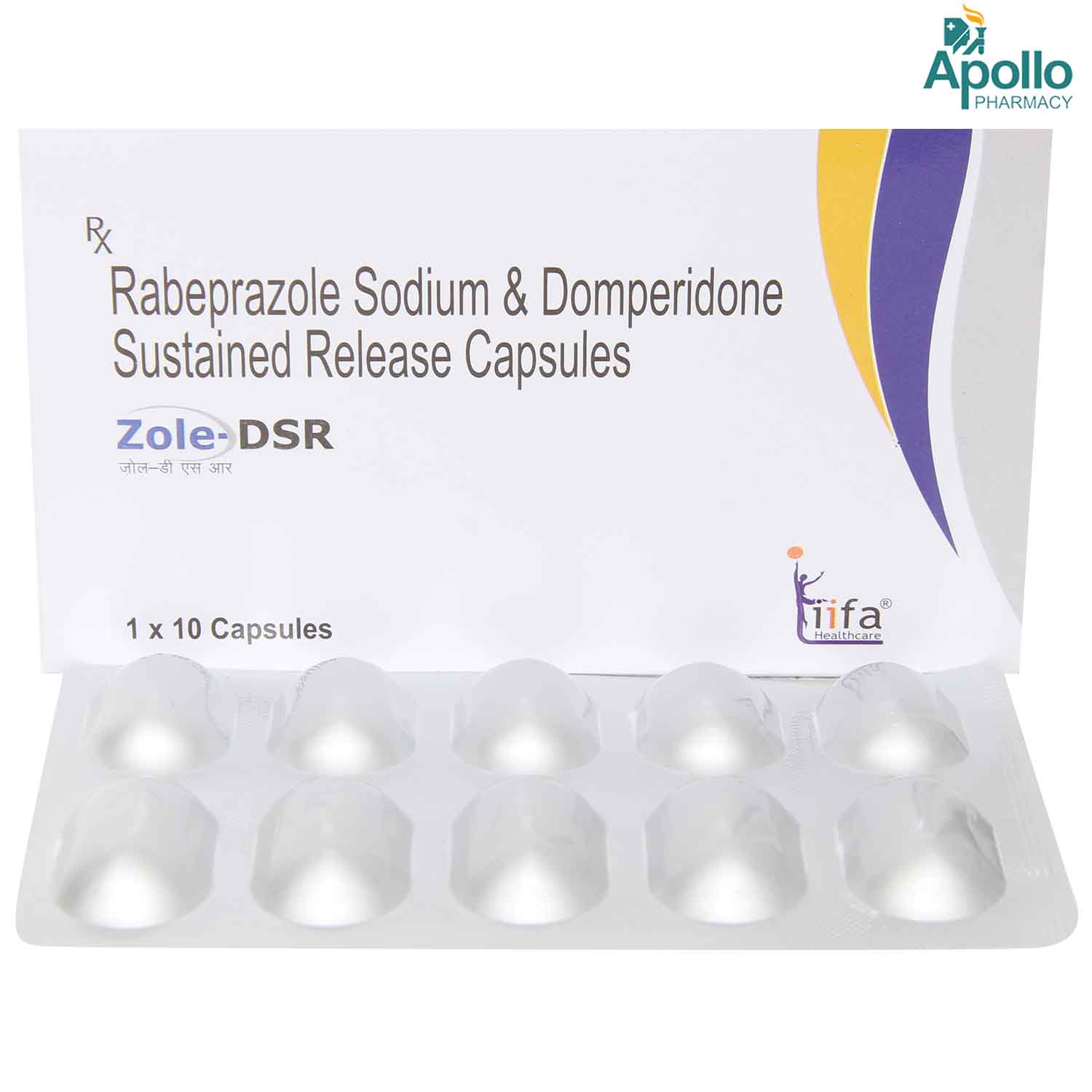 Zole-DSR Capsule 10's, Pack of 10 CAPSULES Zole-DSR Capsule 10's, Pack of 10 CAPSULES