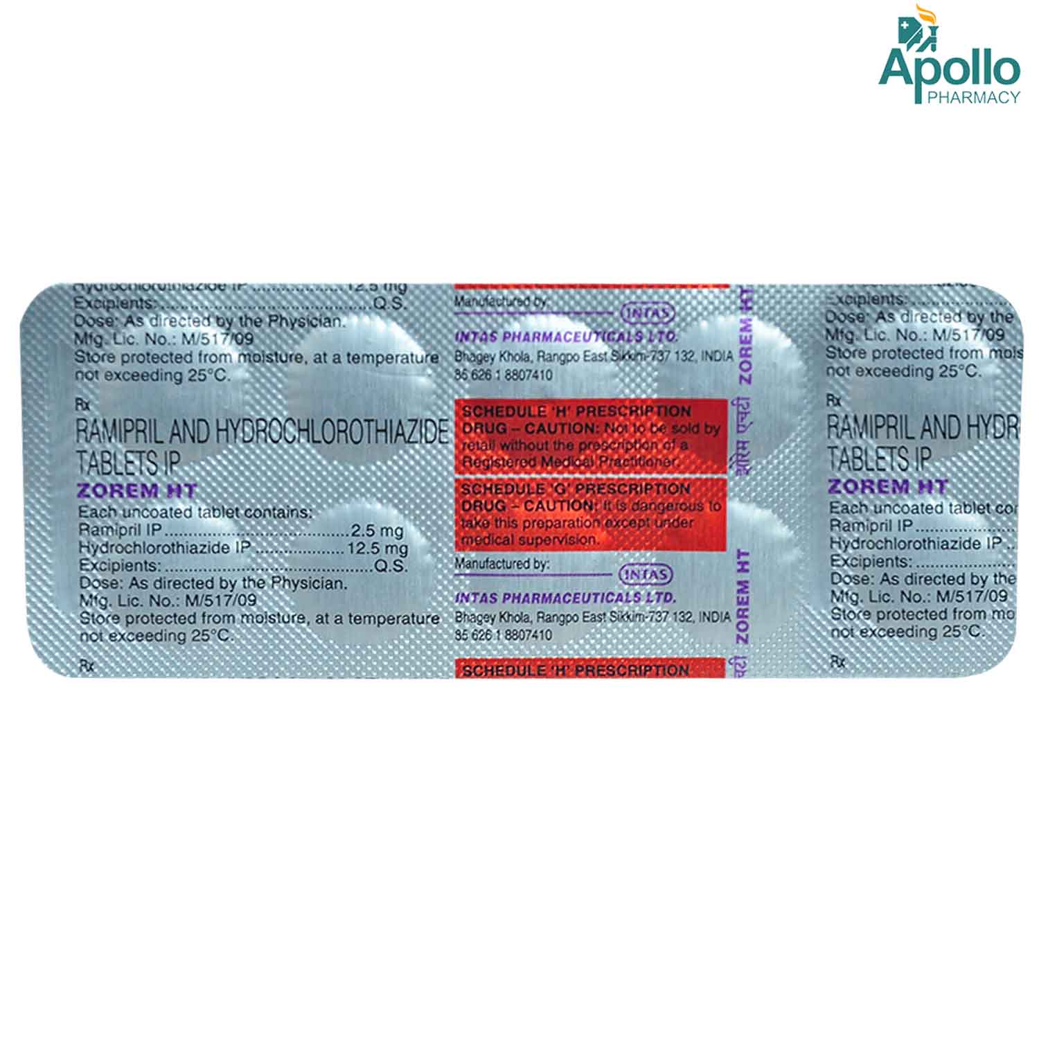 Zorem HT Tablet 10's, Pack of 10 Zorem HT Tablet 10's, Pack of 10