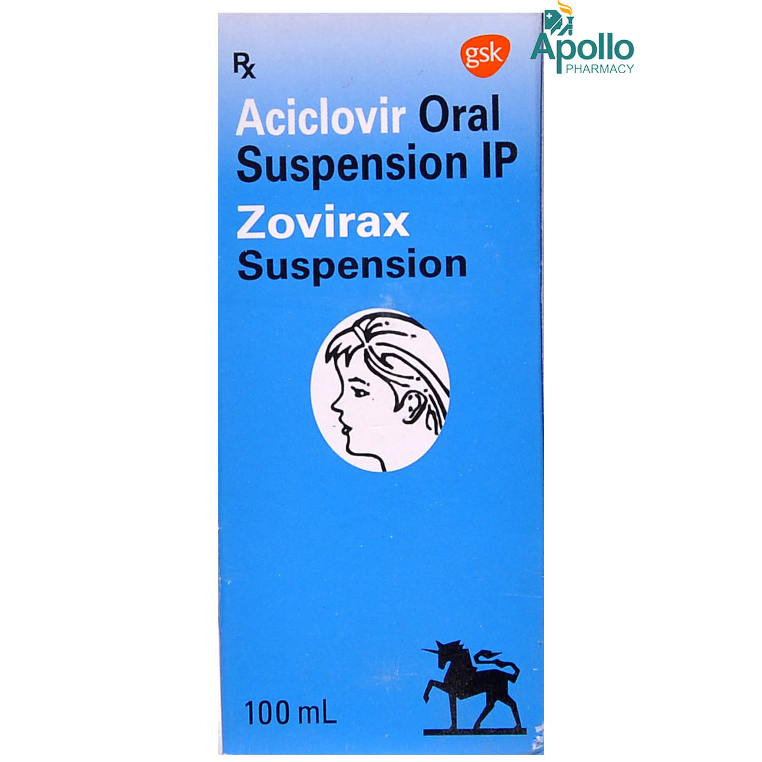 Zovirax Suspension 100 ml, Pack of 1 Suspension Zovirax Suspension 100 ml, Pack of 1 Suspension