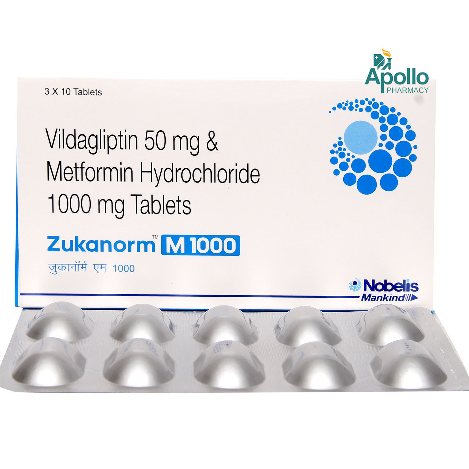 Zukanorm M 1000 Tablet 10's, Pack of 10 TABLETS Zukanorm M 1000 Tablet 10's, Pack of 10 TABLETS