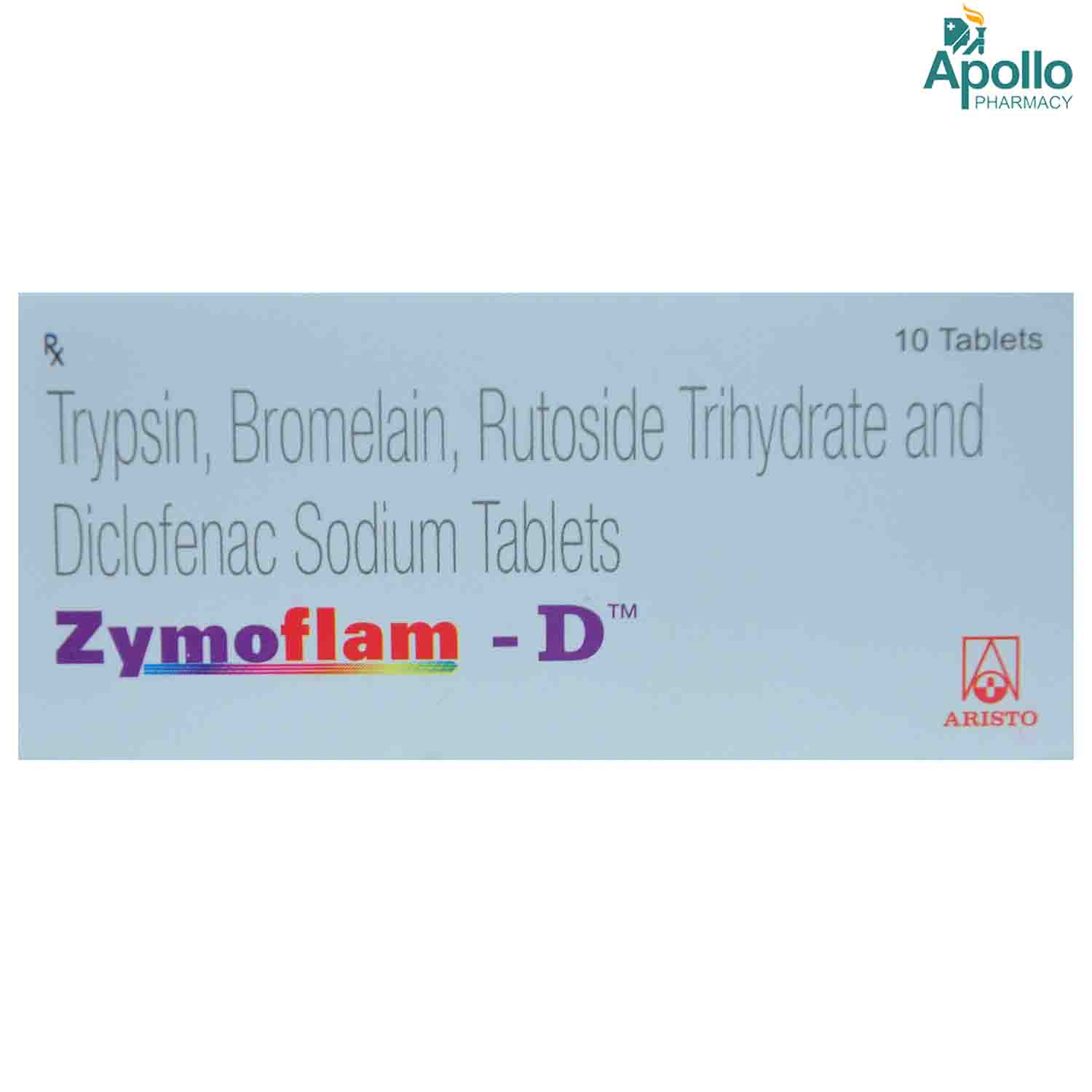 Zymoflam D Tablet 10's, Pack of 10 Zymoflam D Tablet 10's, Pack of 10