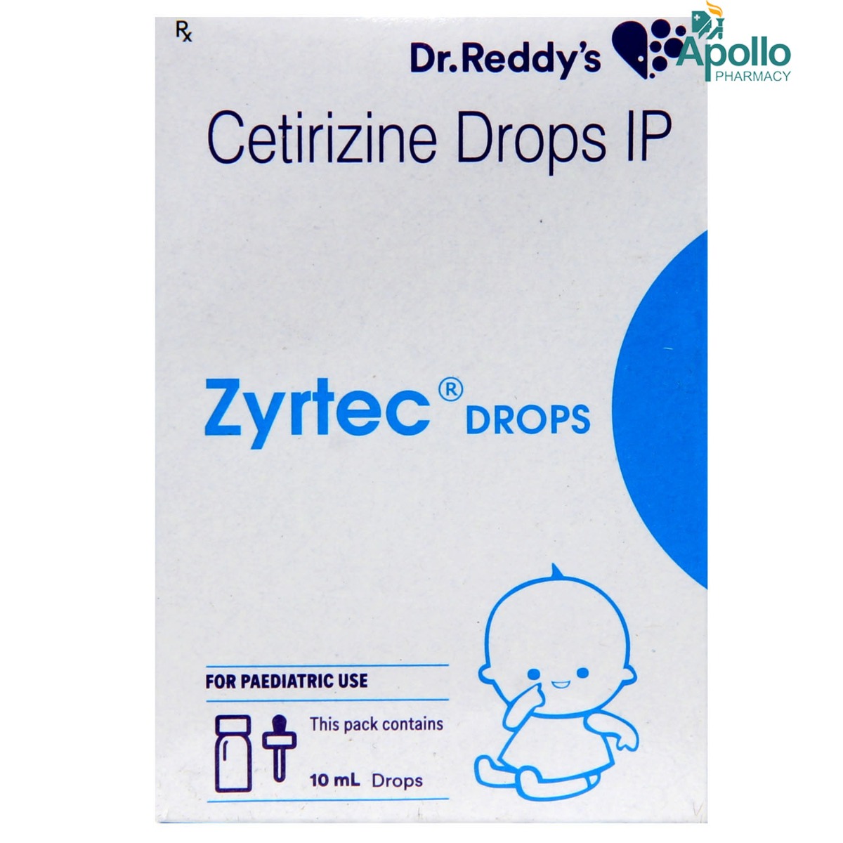 Zyrtec Oral Drops 10 ml, Pack of 1 Oral Drops Zyrtec Oral Drops 10 ml, Pack of 1 Oral Drops
