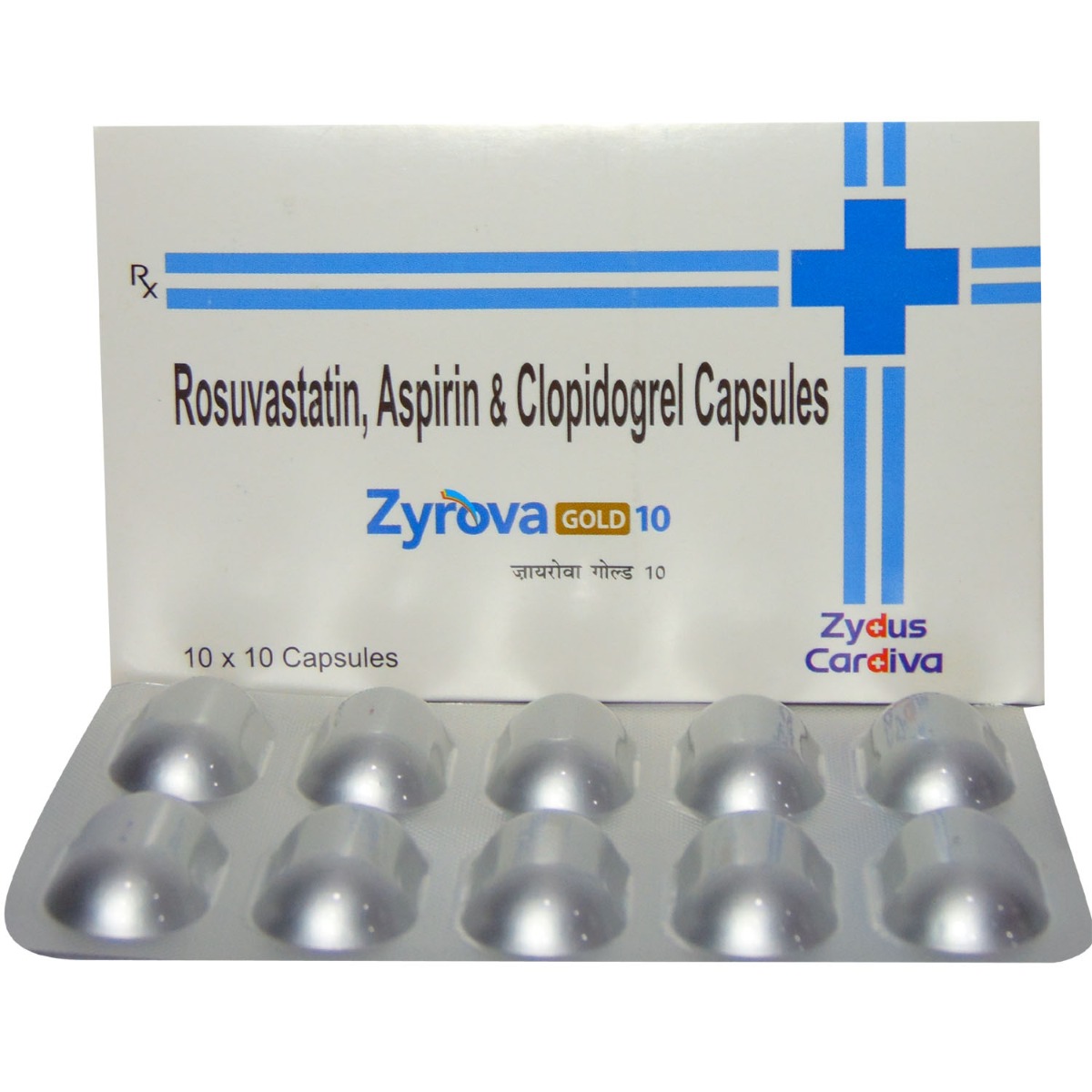 Zyrova Gold 10 Capsule 10's, Pack of 10 CAPSULES Zyrova Gold 10 Capsule 10's, Pack of 10 CAPSULES