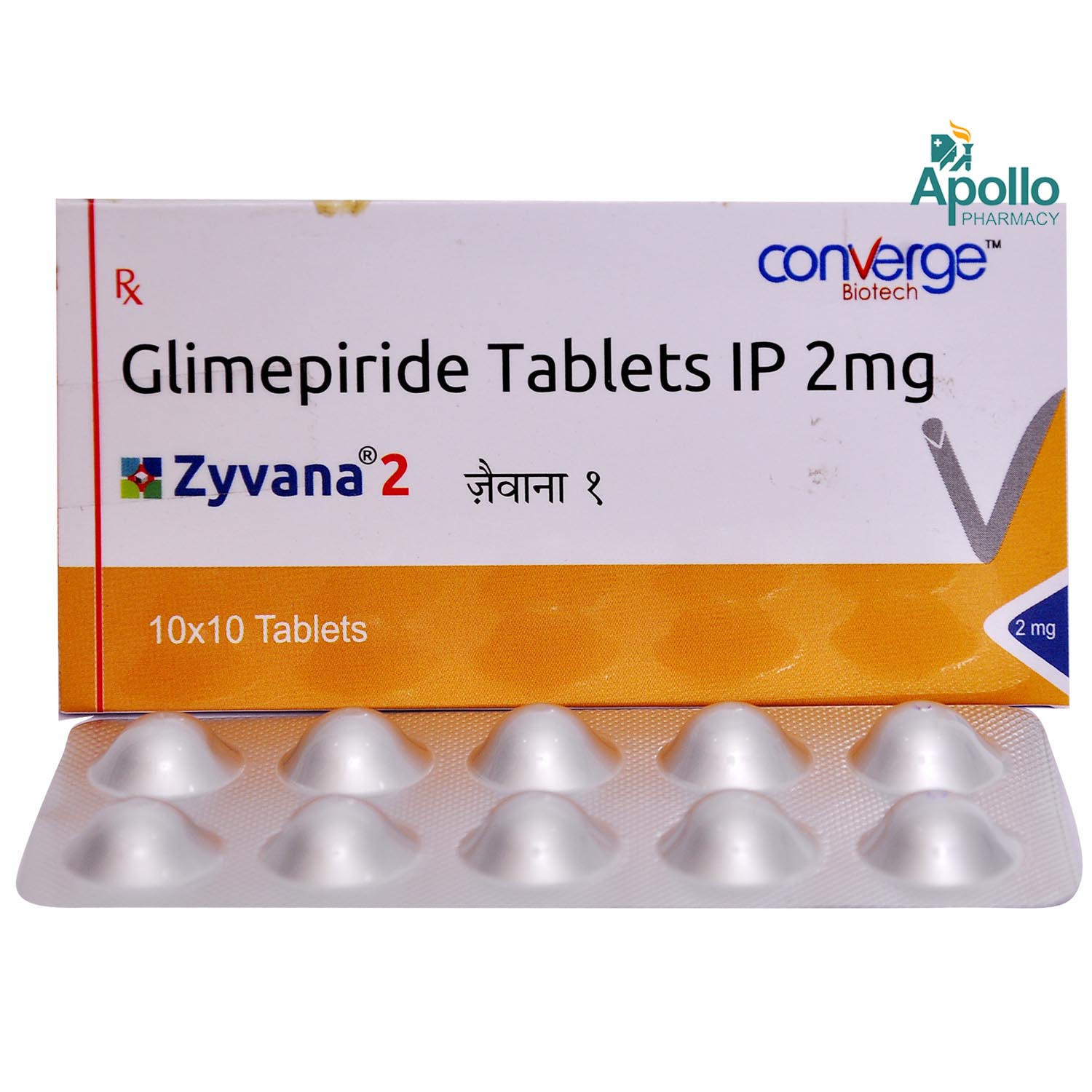 ZYVANA M 2MG TABLET 10'S, Pack of 10 TabletS ZYVANA M 2MG TABLET 10'S, Pack of 10 TabletS